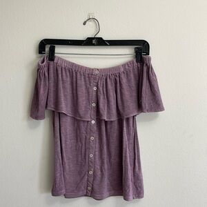 American Eagle Soft & Sexy Off the Shoulder Top